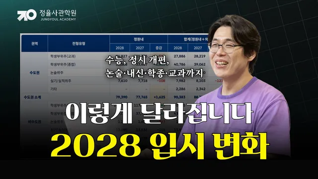 2028 대학입시 개편 